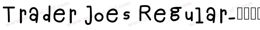 Trader Joes Regular字体转换